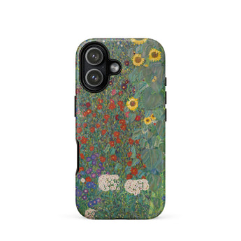 Bauerngarten mit Sonnenblumen - Gustav Klimt iPhone-Hülle, 17 / Matt, Handyhüllen, Toby Leon