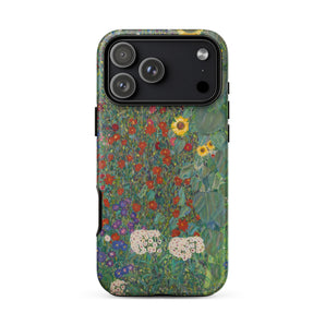 Jardin de ferme aux tournesols - Coque iPhone Gustav Klimt, 17 Pro Max / Mate, Coques de téléphone portable, Toby Leon