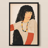 Fashion Postcard no 860 - Wiener Werkstätte Art Print / Canvas, 12x18’’ / 31x46cm / Black Frame, Posters Prints & Visual Artwork, Toby Leon
