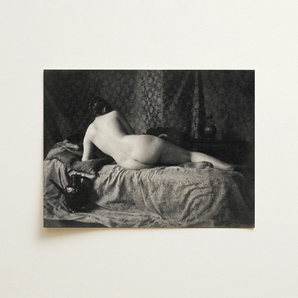Female Nude from the Back Art Print / Canvas, Anonymous Parisian Camera, Parisian Camera Operator, Young Nude Model, Anonymous Parisian,