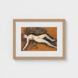 Female Nude - Francis Augustus Lathrop Art Print / Canvas, Panel Left Deliberately, Bare, Figure, Lathrop’s, Oil Sketch Surrenders, Prints