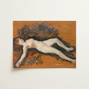 Female Nude - Francis Augustus Lathrop Art Print / Canvas, 16x12’’ / 41x31cm / Unframed / no Border, Posters Prints & Visual Artwork, Toby
