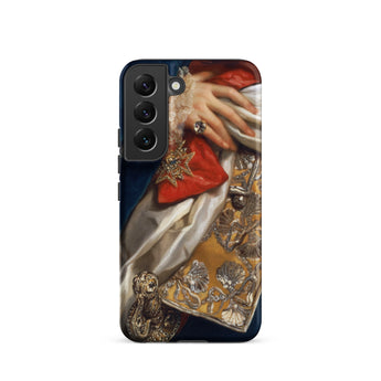 Ferdinand Iv - Anton Raphael Mengs Samsung Case, Galaxy S22 / Matte, Smartphone Case Classical Painting Hand Adorned Rings Ornate