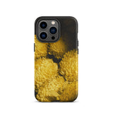 Field of Dreams - Chrysanthemums Iphone Case 13 Pro / Matte Yellow Floral Phone Case Hoi An’s Splendor, Chrysanthemums Iphone Case,