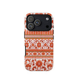 Fiery Chinoiserie Florals - Owen Jones Phone Case, Iphone 17 Pro / Matte, Mobile Cases, Toby Leon