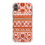 Fiery Chinoiserie Florals - Owen Jones Phone Case, Iphone x / Matte, Mobile Cases, Toby Leon