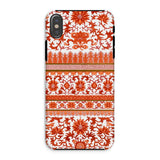 Fiery Chinoiserie Florals - Owen Jones Phone Case, Iphone Xs / Matte, Mobile Cases, Toby Leon