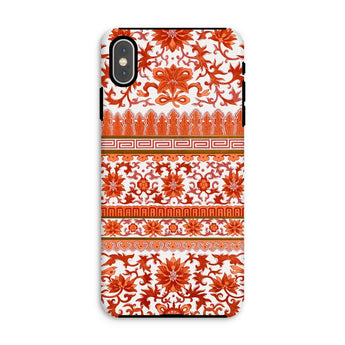 Fiery Chinoiserie Florals - Owen Jones Phone Case, Iphone Xs Max / Matte, Mobile Cases, Toby Leon