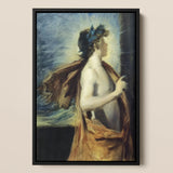Figura di Apollo da ?The Forge Vulcan’ - stampa artistica di John Singer Sargent / Canvas, 12x17’’ / A3 / Cornice nera, Posters Prints & Visual