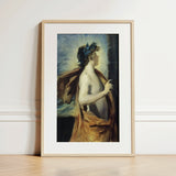 Figure of Apollo from ?The Forge Vulcan’ - John Singer Sargent Art Print / Canvas, 12x18’’ / 31x46cm / Natural Frame / Matboard, Posters P