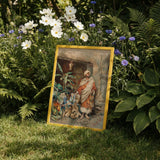 Figure of a Moor - Carlo Ascenzi Art Print / Canvas, Carlo Ascenzi Art, Echo Clings, Ochre Walls