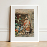 Figure of a Moor - Carlo Ascenzi Art Print / Canvas, Carlo Ascenzi Art, Echo Clings, Ochre Walls