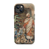 Figure of a Moor - Carlo Ascenzi Phone Case Iphone 14 Plus / Matte Artistic Phone Case Carlo Ascenzi, Distant Mediterranean Tides,