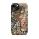 Figure of a Moor - Carlo Ascenzi Phone Case Iphone 15 Plus / Matte Artistic Phone Case Carlo Ascenzi, Distant Mediterranean Tides,