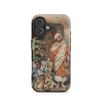 Figure of a Moor - Carlo Ascenzi Phone Case Iphone 16 / Matte Art-adorned Phone Case Carlo Ascenzi, Distant Mediterranean Tides, Breathing