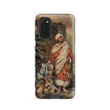 Figure of a Moor - Carlo Ascenzi Phone Case Samsung Galaxy S20 / Matte Rugged Phone Case Vintage-style Painting African Man Orange Carlo