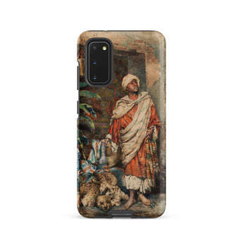 Figure of a Moor - Carlo Ascenzi Phone Case Samsung Galaxy S20 / Matte Rugged Phone Case Vintage-style Painting African Man Orange Carlo
