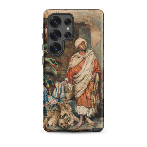 Figure of a Moor - Carlo Ascenzi Samsung Case, Galaxy S25 Ultra / Matte, Smartphone Case Classical Painting Man Cheetahs