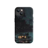 Fireflies at Ochanomizu - Kobayashi Kiyochika Phone Case Iphone 14 / Matte Printed Phone Case Kobayashi Kiyochika Iphone Case, Ochanomizu