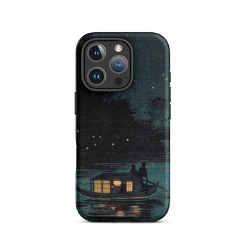 Fireflies at Ochanomizu - Kobayashi Kiyochika Phone Case Iphone 16 Pro / Matte Artistic Phone Case Kobayashi Kiyochika Iphone Case,