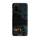 Fireflies at Ochanomizu - Kobayashi Kiyochika Samsung Case, Galaxy S20 Plus / Matte, Dark Phone Case Serene Night Landscape Illustration