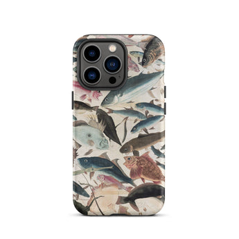 Pesci - Custodia per iPhone Ocean Life di Utagawa Yoshikazu, 13 Pro / Opaca, Custodie per telefoni, Toby Leon