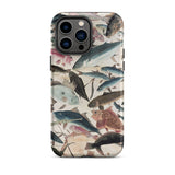 Pesci - Custodia per iPhone Ocean Life di Utagawa Yoshikazu, 14 Pro Max / Opaca, Custodie per telefoni, Toby Leon