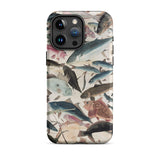 Fish - Utagawa Yoshikazu Ocean Life Iphone Case, 15 Pro Max / Matte, Fish-patterned Phone Case