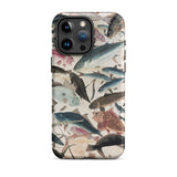 Pesci - Custodia per iPhone Ocean Life di Utagawa Yoshikazu, 15 Pro Max / Opaca, Custodie per telefoni, Toby Leon