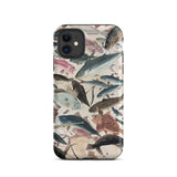 Fish - Utagawa Yoshikazu Ocean Life Phone Case Iphone 11 / Matte Fish-patterned Phone Case Utagawa Yoshikazu Ocean, Ocean Life,