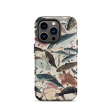 Fish - Utagawa Yoshikazu Ocean Life Phone Case Iphone 14 Pro / Matte Fish-patterned Phone Case Utagawa Yoshikazu Ocean, Ocean Life,