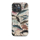 Fish - Utagawa Yoshikazu Ocean Life Phone Case Iphone 16 Pro Max / Matte Fish-patterned Phone Case Utagawa Yoshikazu Ocean, Ocean Life,