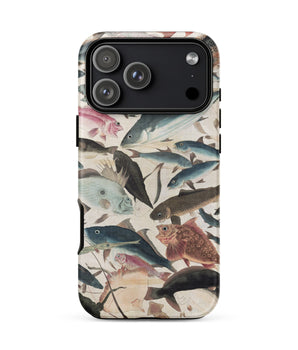 Iphone 17 Pro Max / Matte Fish - Utagawa Yoshikazu Ocean Life Phone Case