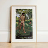 Fisherman with a Net - Frederic Bazille Fine Art Print / Canvas, Frederic Bazille, Pagan Fragment, Raw Choreography