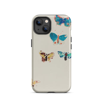 Butterflies - Funda de iPhone con acuarela de Odilon Redon, 13 / Mate, Fundas para móviles, Toby Leon