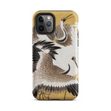 Flock of Cranes - Ishida Yutei Edo Art Phone Case Iphone 11 Pro / Matte Crane-themed Phone Case Ishida Yūtei’s Flock, Edo-period Artistry,