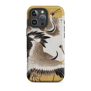Flock of Cranes - Ishida Yutei Edo Art Phone Case, Ishida Yūtei’s Flock, Edo-period Artistry, Ethereal World
