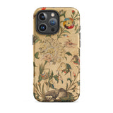 Funda para iPhone Floral Fantasy of Animals and Birds, 16 Pro Max / Mate, Fundas para móvil, Toby Leon