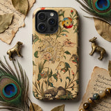 Funda para iPhone Floral Fantasy of Animals and Birds, Fundas para móvil, Toby Leon