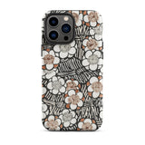 Bloemenpatroon - Bijutsu Sekai Watanabe Seitei Iphone Case, 13 Pro Max / Mat, Telefoonhoesjes, Toby Leon