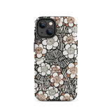 Bloemenpatroon - Bijutsu Sekai Watanabe Seitei Iphone Case, 14 / Mat, Telefoonhoesjes, Toby Leon