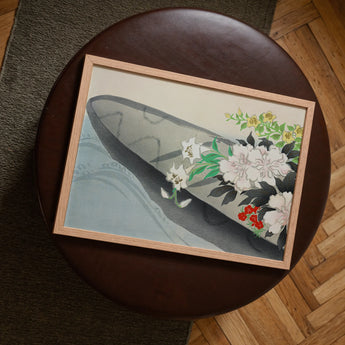 Flower Boat - Stampa d'arte di Kamisaka Sekka / Canvas, Poster, Stampe e Opere d'arte visiva, Toby Leon