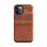 Motivo a ventaglio floreale - Custodia per iPhone con arte tessile di G.a. Audsley, 11 Pro / Opaca, Custodie per telefoni cellulari, Toby Leon