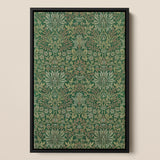 Flower Garden – William Morris dekorativer Kunstdruck / Leinwand, 12x17’’ / A3 / Schwarzer Rahmen, Poster Drucke & visuelle Kunstwerke, Toby Leon
