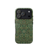 Flower Garden - William Morris Pattern Phone Case Iphone 17 Pro / Matte Green Floral Patterned Phone Case Textured Surface Multiple William