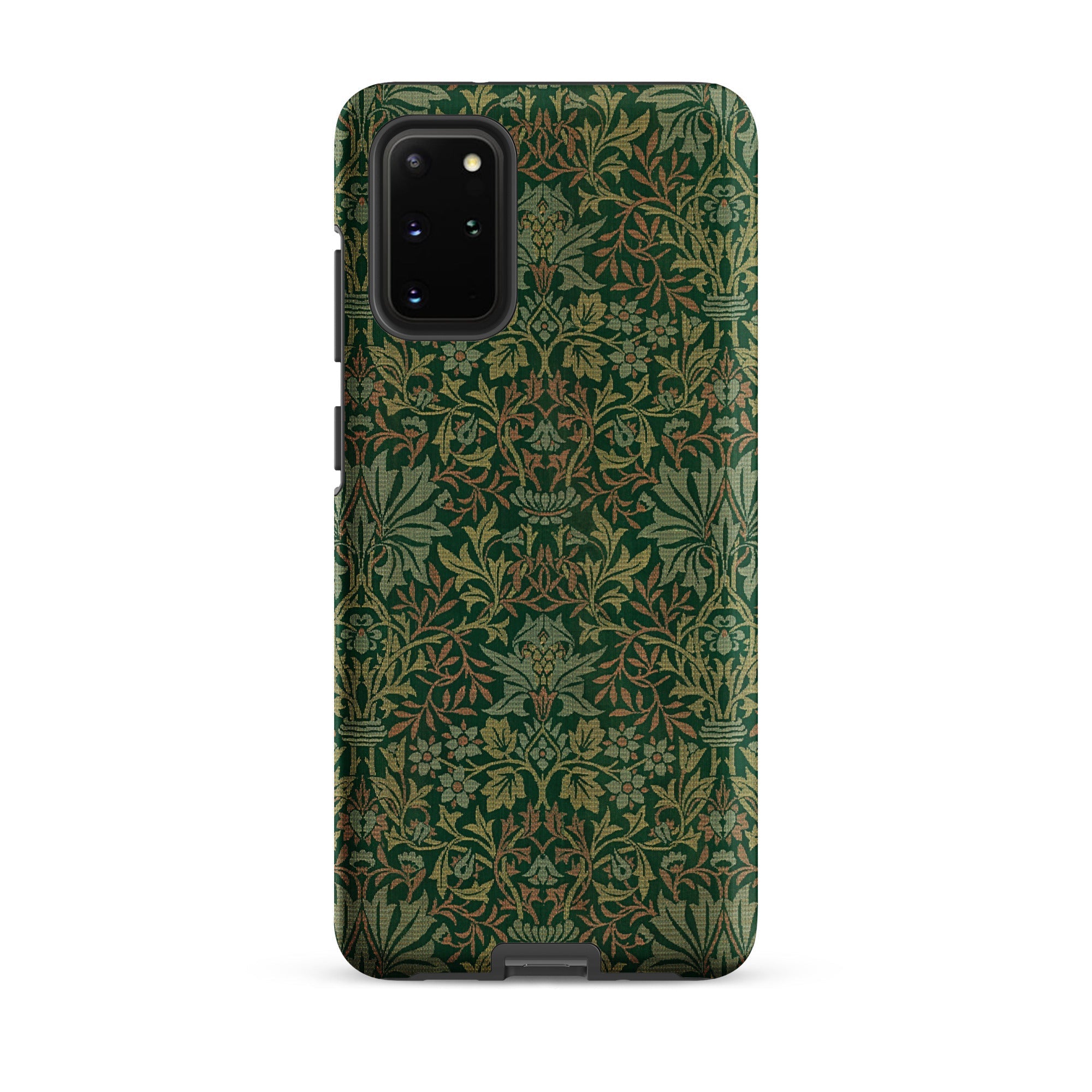 Flower Garden William Morris Pattern Samsung Case, Galaxy S20 Plus / Matte, Green Phone Case Intricate Floral Pattern