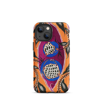Flower Pods - E.a. Seguy Pochoir iPhone-hoesje, 13 Mini / Mat, mobiele telefoonhoesjes, Toby Leon