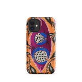 Flower Pods - E.a. Seguy Pochoir Phone Case Iphone 12 Mini / Matte Patterned Phone Case Flower Pods Iphone Case, Art Deco Botanical