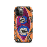 Flower Pods - E.a. Seguy Pochoir Phone Case Iphone 12 Pro / Matte Patterned Phone Case Flower Pods Iphone Case, Art Deco Botanical