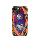 Flower Pods - E.a. Seguy Pochoir Phone Case Iphone 14 / Matte Patterned Phone Case Flower Pods Iphone Case, Art Deco Botanical